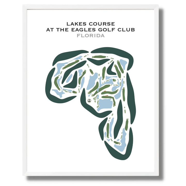 Lakes Course at The Eagles Golf Club, Florida - Printed Golf Courses