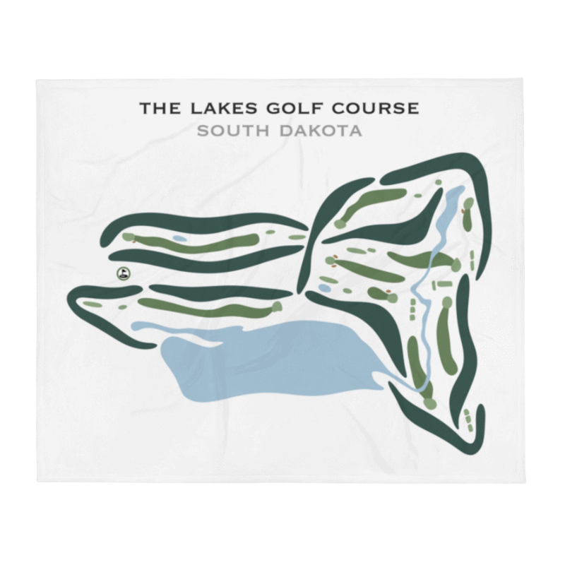 The Lakes Golf Course, South Dakota - Printed Golf Courses