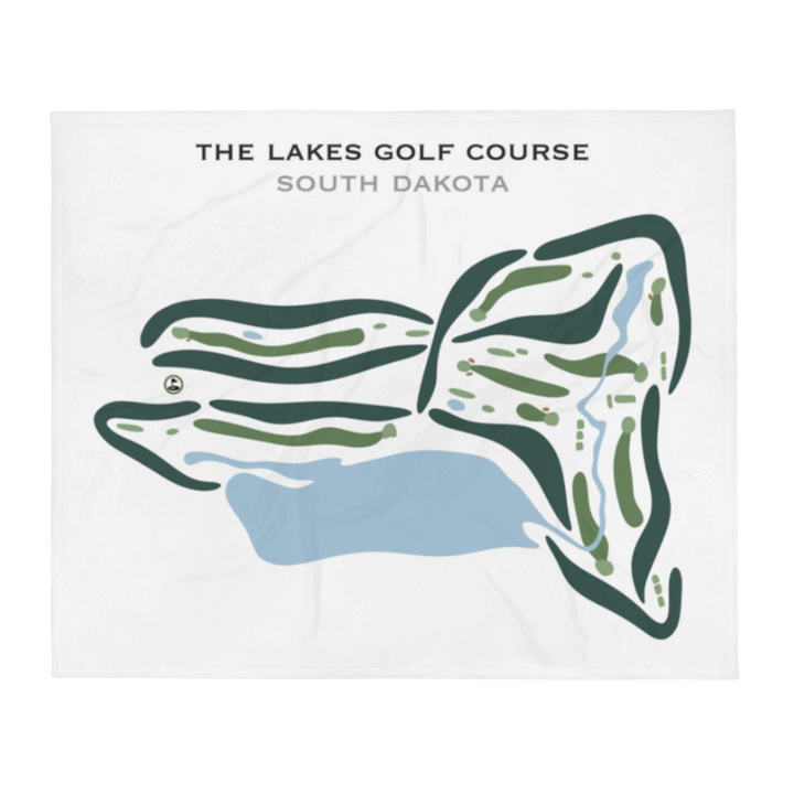 The Lakes Golf Course, South Dakota - Printed Golf Courses