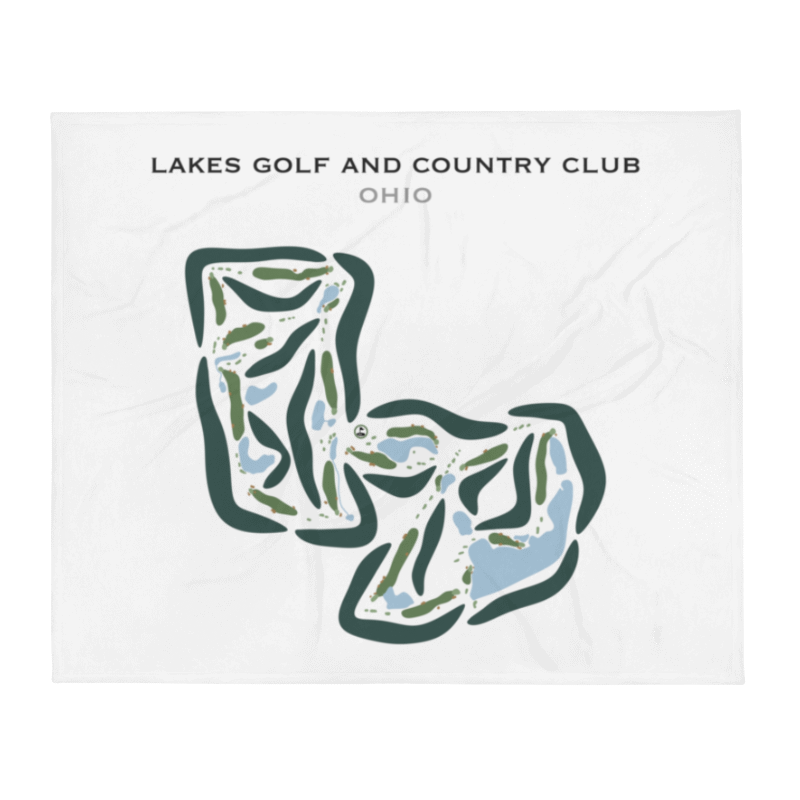 Lakes Golf & Country Club, Ohio - Printed Golf Courses