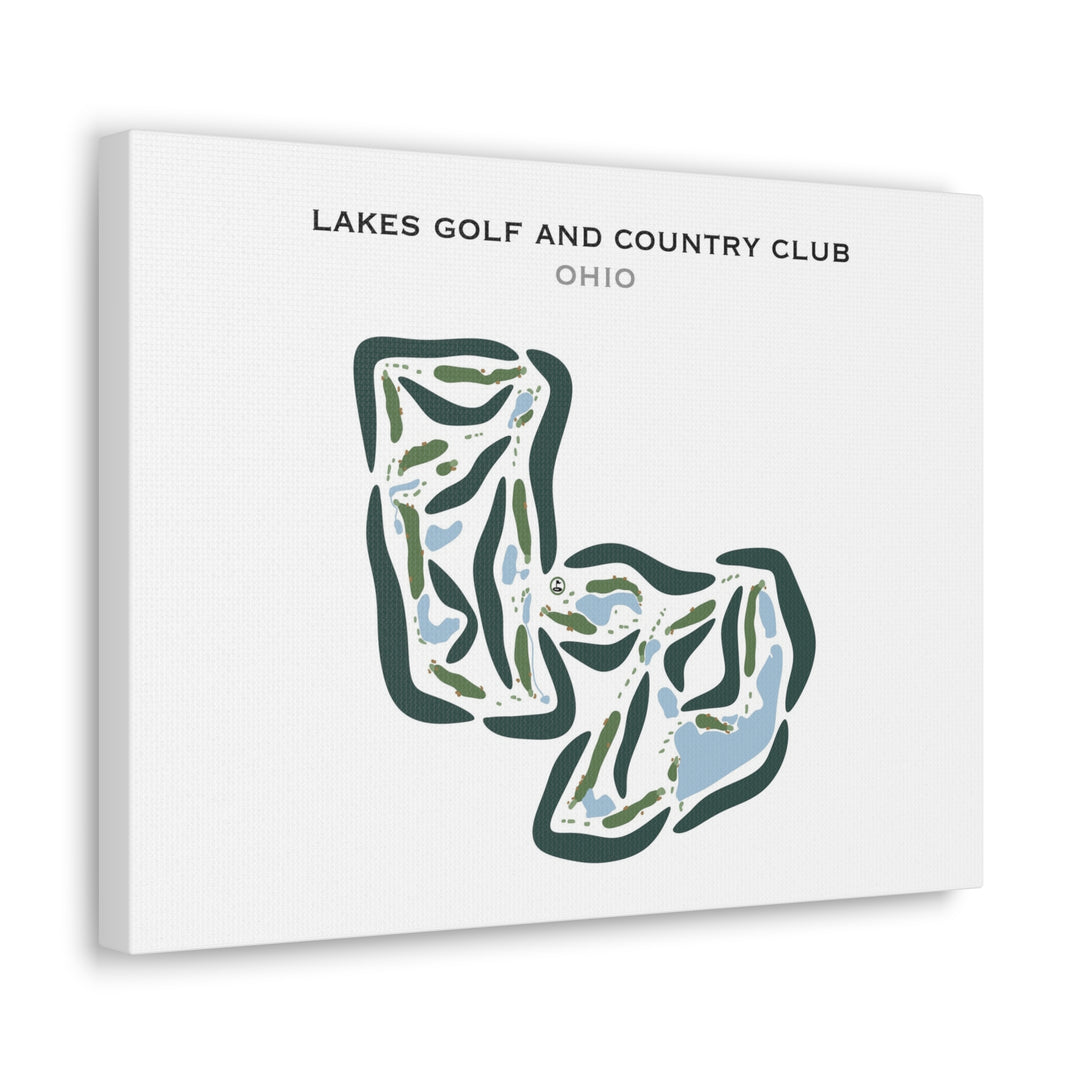 Lakes Golf & Country Club, Ohio - Printed Golf Courses