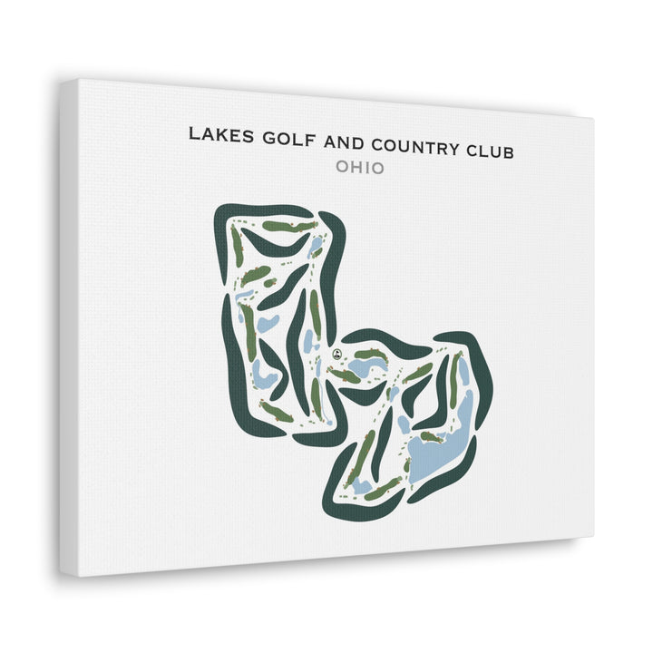 Lakes Golf & Country Club, Ohio - Printed Golf Courses