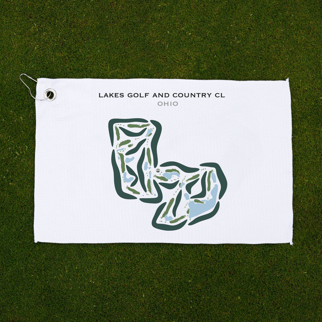 Lakes Golf & Country Club, Ohio - Printed Golf Courses