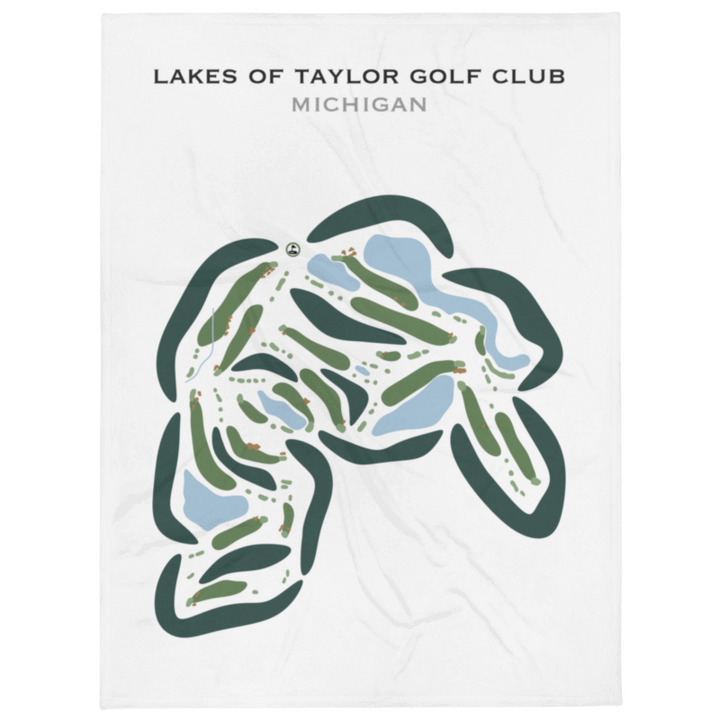 Lakes of Taylor Golf Club, Michigan - Printed Golf Courses