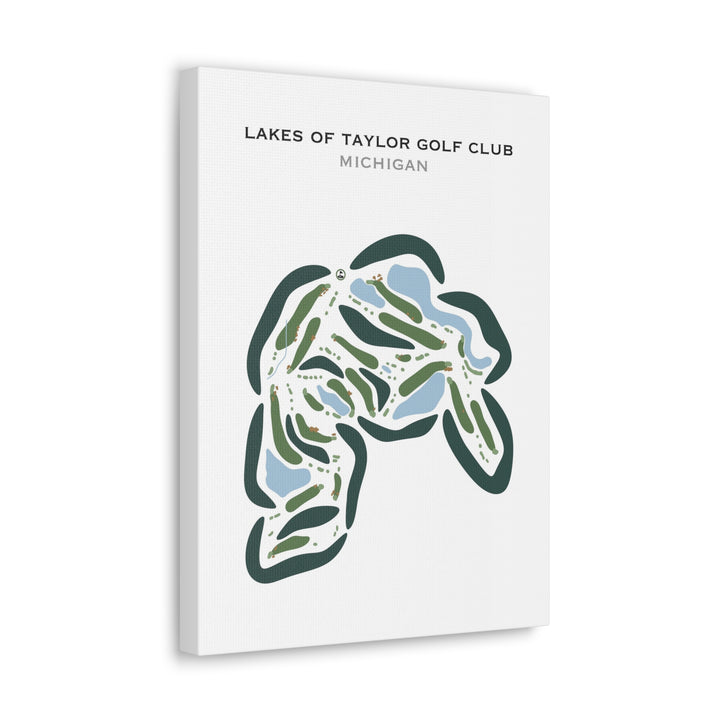 Lakes of Taylor Golf Club, Michigan - Printed Golf Courses