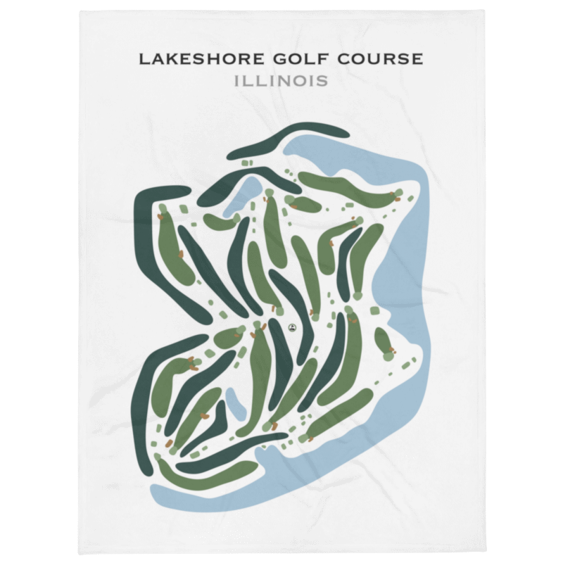 Lakeshore Golf Course, Illinois - Printed Golf Courses