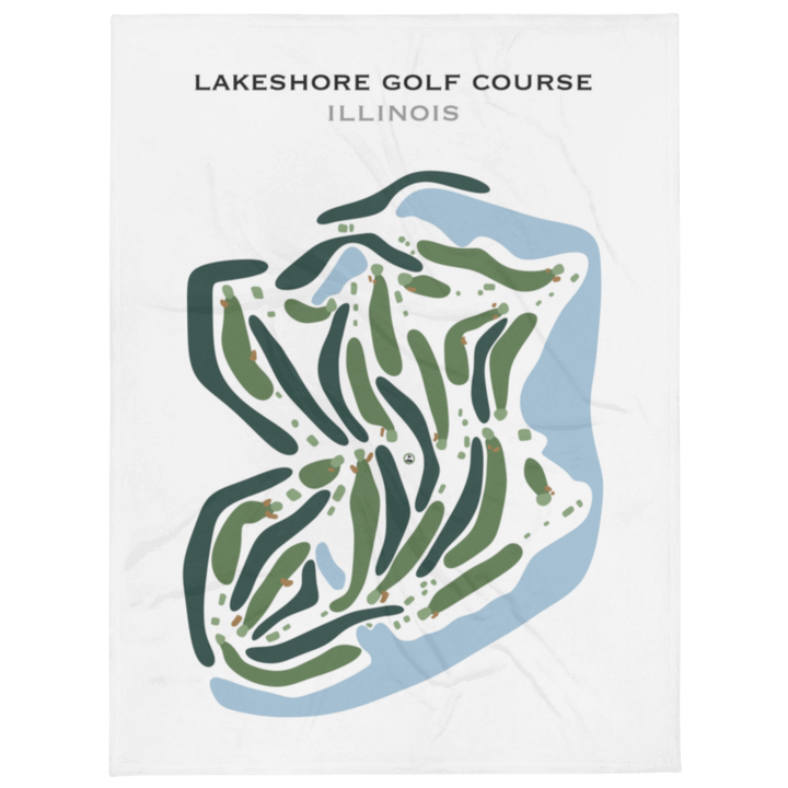 Lakeshore Golf Course, Illinois - Printed Golf Courses