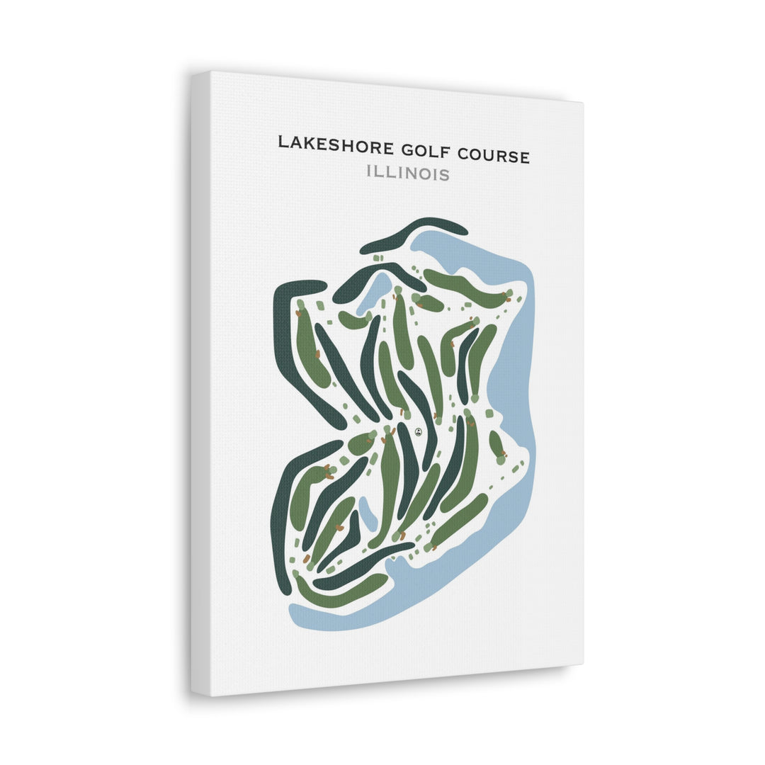 Lakeshore Golf Course, Illinois - Printed Golf Courses