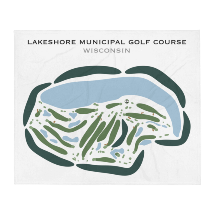 Lake Shore Municipal Golf Course, Wisconsin - Printed Golf Courses