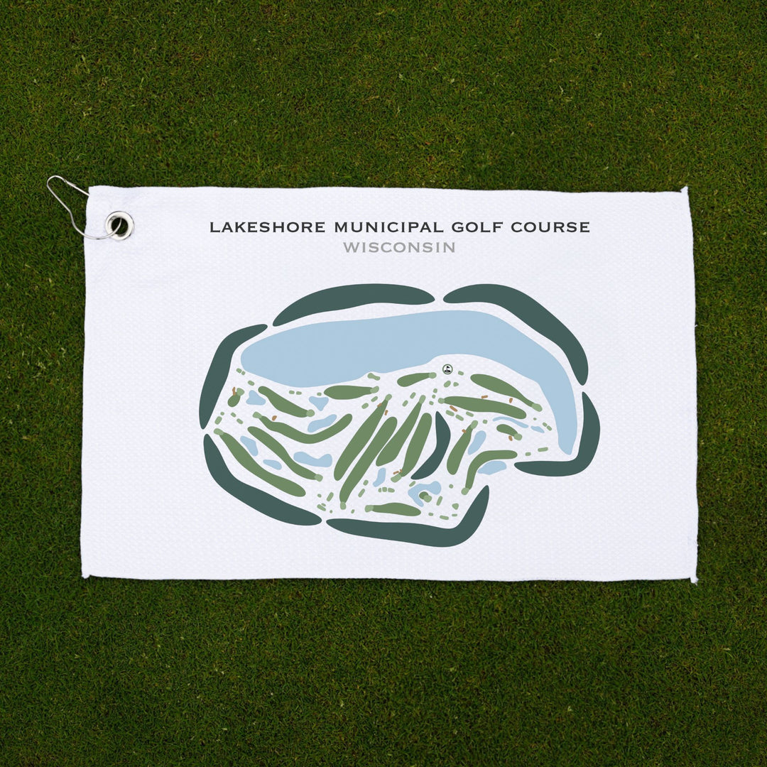 Lake Shore Municipal Golf Course, Wisconsin - Printed Golf Courses