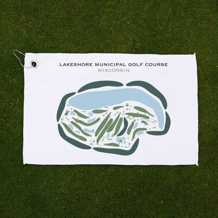 Lake Shore Municipal Golf Course, Wisconsin - Printed Golf Courses