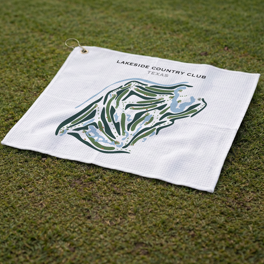 Lakeside Country Club, Texas - Printed Golf Courses