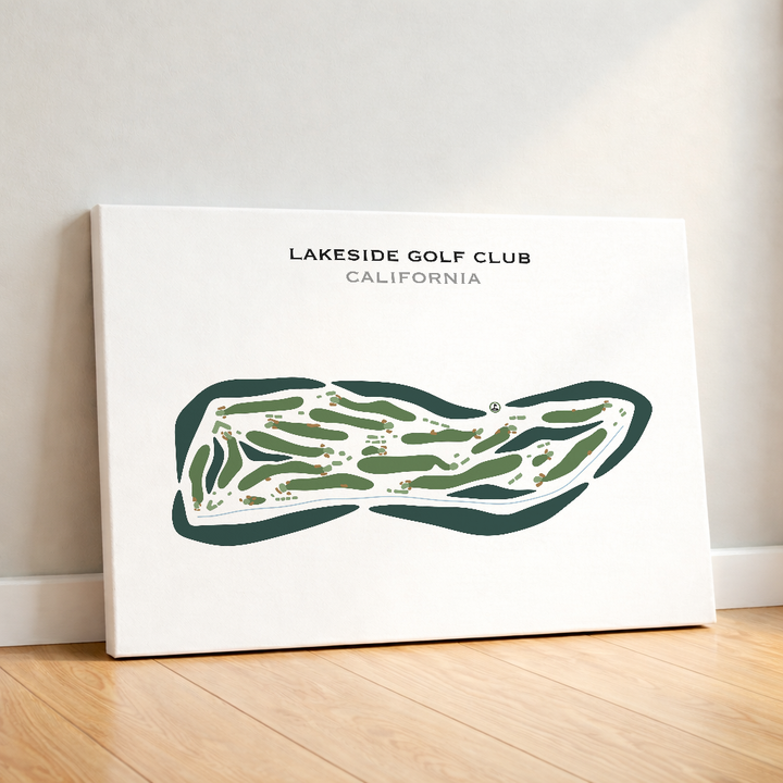 Lakeside Golf Club, California - Printed Golf Courses