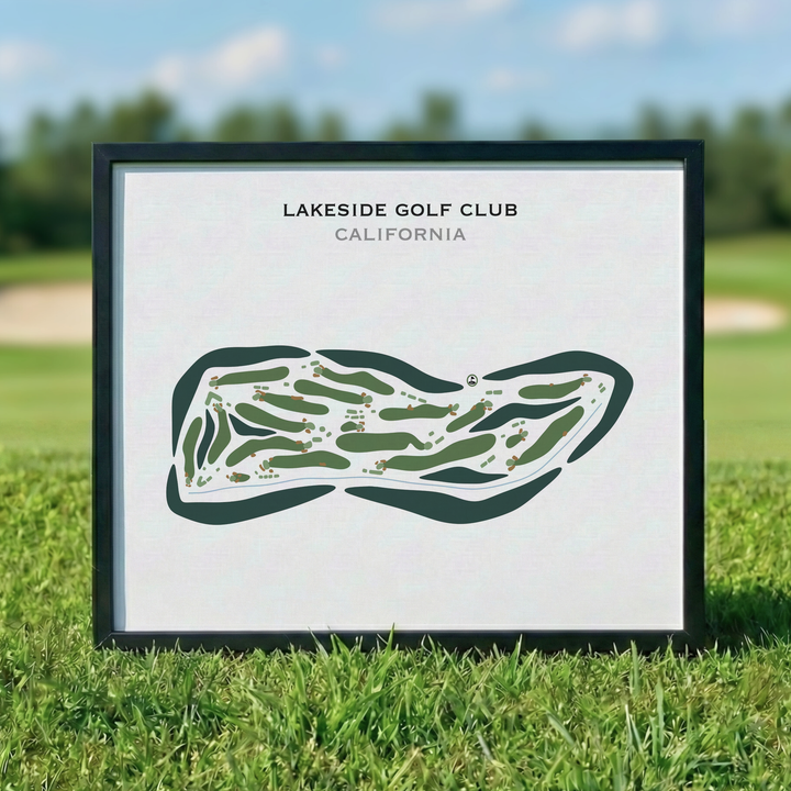Lakeside Golf Club, California - Printed Golf Courses