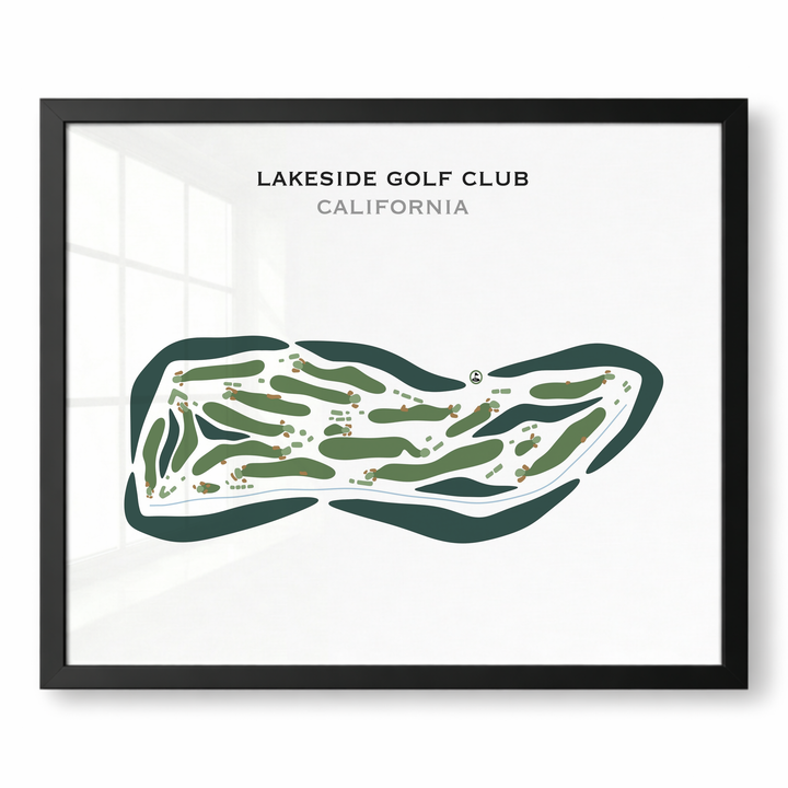 Lakeside Golf Club, California - Printed Golf Courses