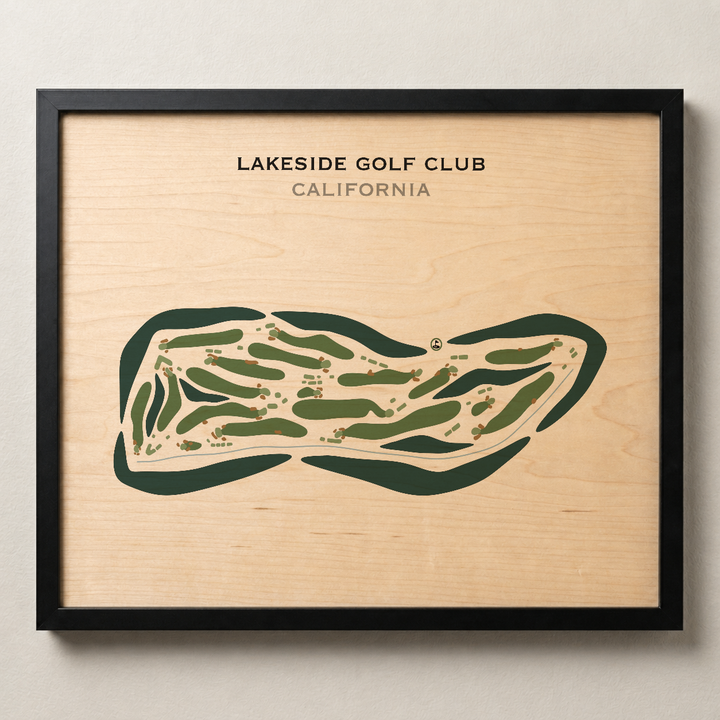 Lakeside Golf Club, California - Printed Golf Courses