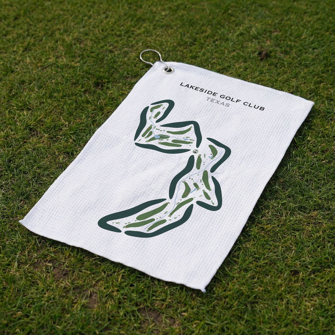 Lakeside Golf Club, Texas - Printed Golf Courses