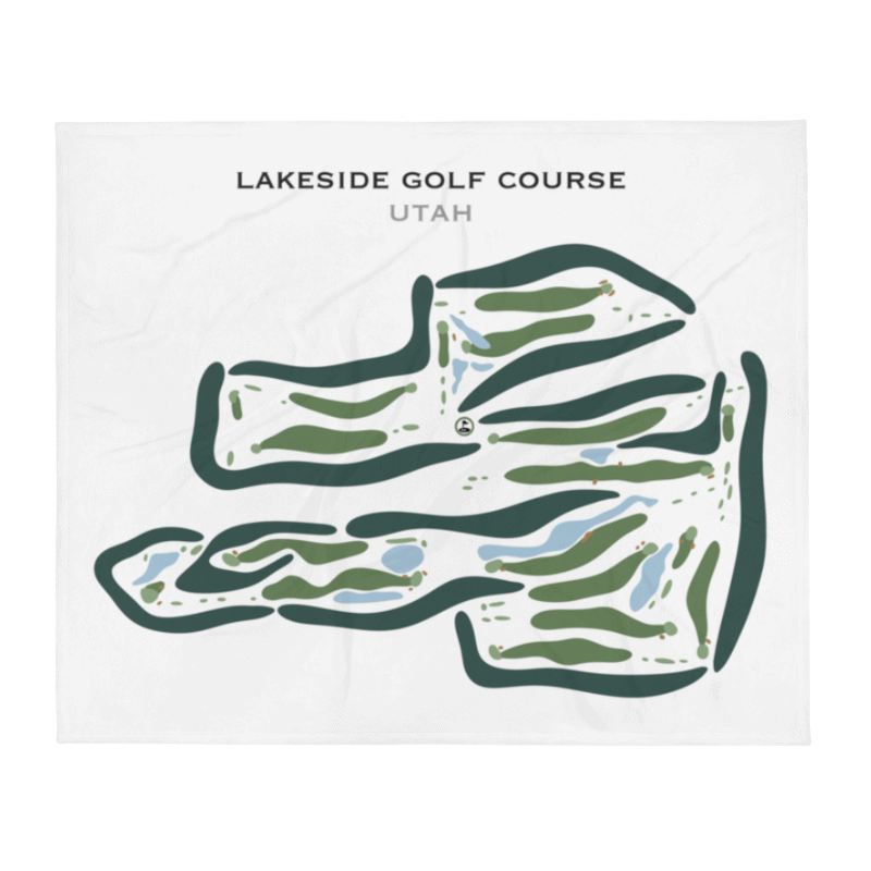 Lakeside Golf Course, West Bountiful Utah - Printed Golf Courses
