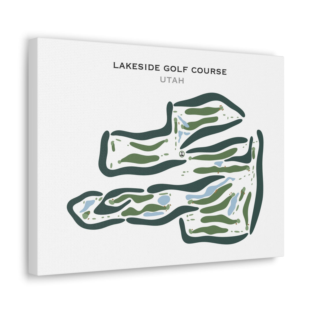 Lakeside Golf Course, West Bountiful Utah - Printed Golf Courses