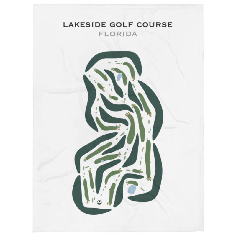 Lakeside Golf Course, Florida - Printed Golf Courses