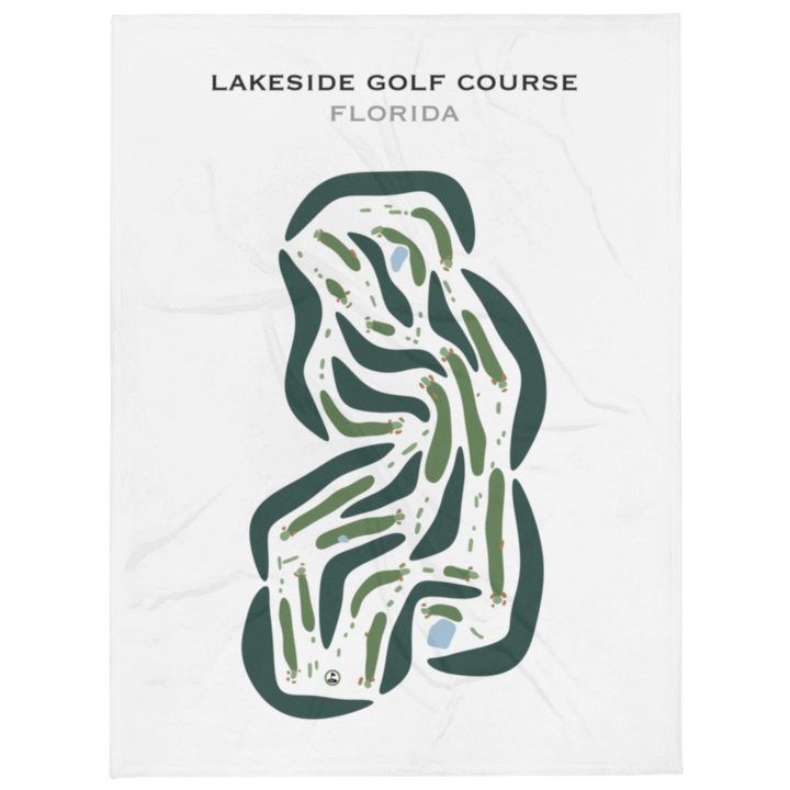 Lakeside Golf Course, Florida - Printed Golf Courses