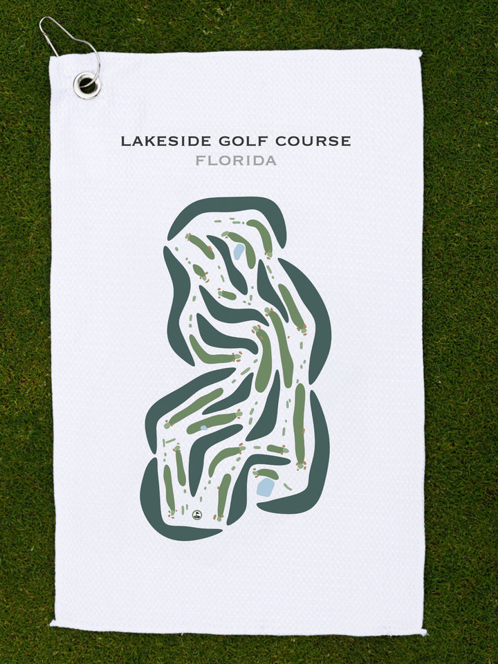 Lakeside Golf Course, Florida - Printed Golf Courses