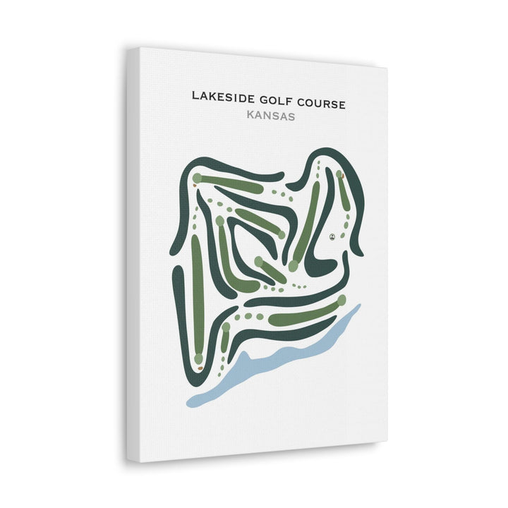 Lakeside Golf Course, Kansas - Printed Golf Courses - Golf Course Prints