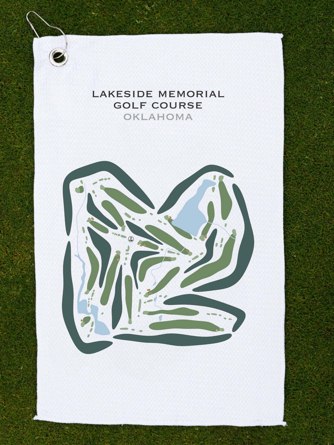 Lakeside Memorial Golf Course, Oklahoma - Printed Golf Courses