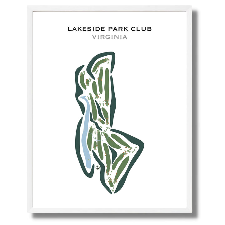 Lakeside Park Club, Virginia - Printed Golf Courses