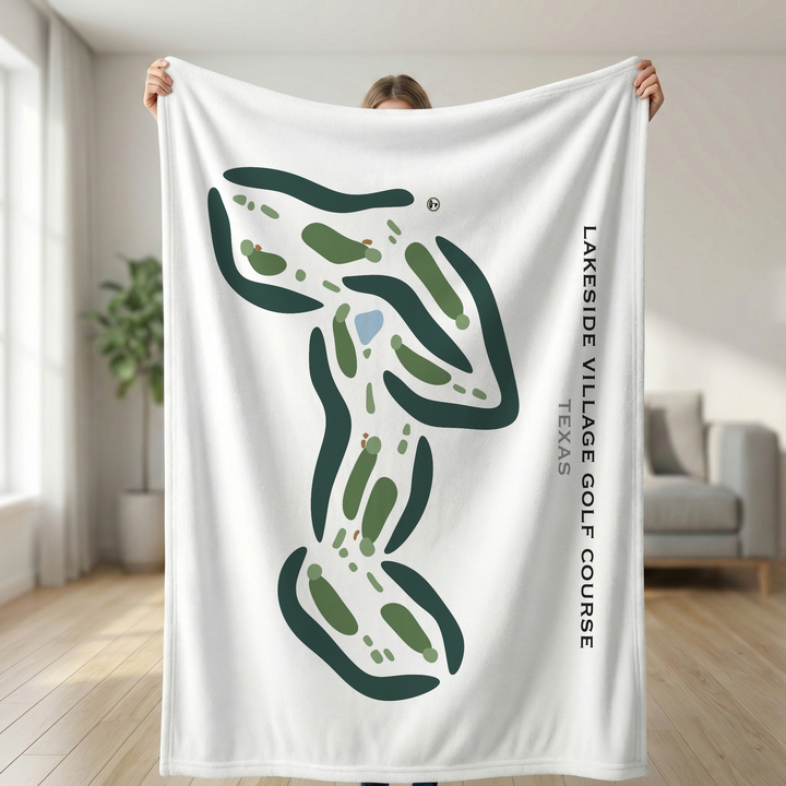 Lakeside Village Golf Club, Texas - Printed Golf Courses