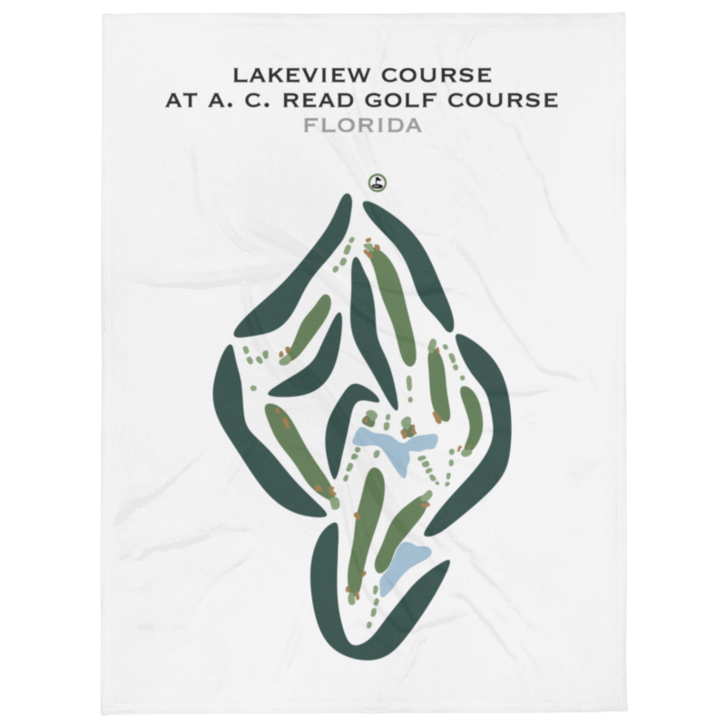 Lakeview Course at A. C. Read Golf Course, Florida - Printed Golf Courses