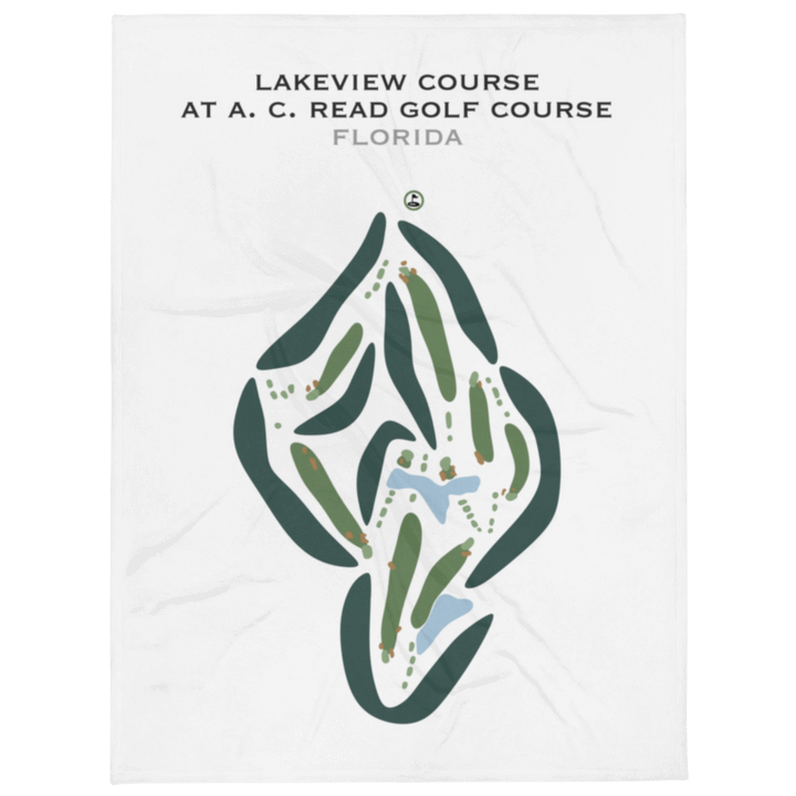 Lakeview Course at A. C. Read Golf Course, Florida - Printed Golf Courses