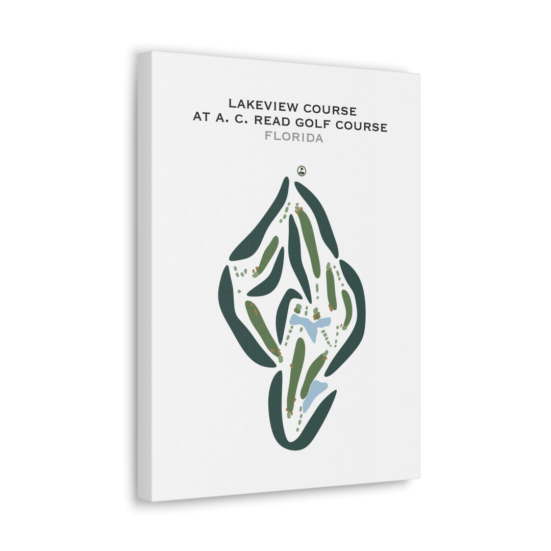 Lakeview Course at A. C. Read Golf Course, Florida - Printed Golf Courses