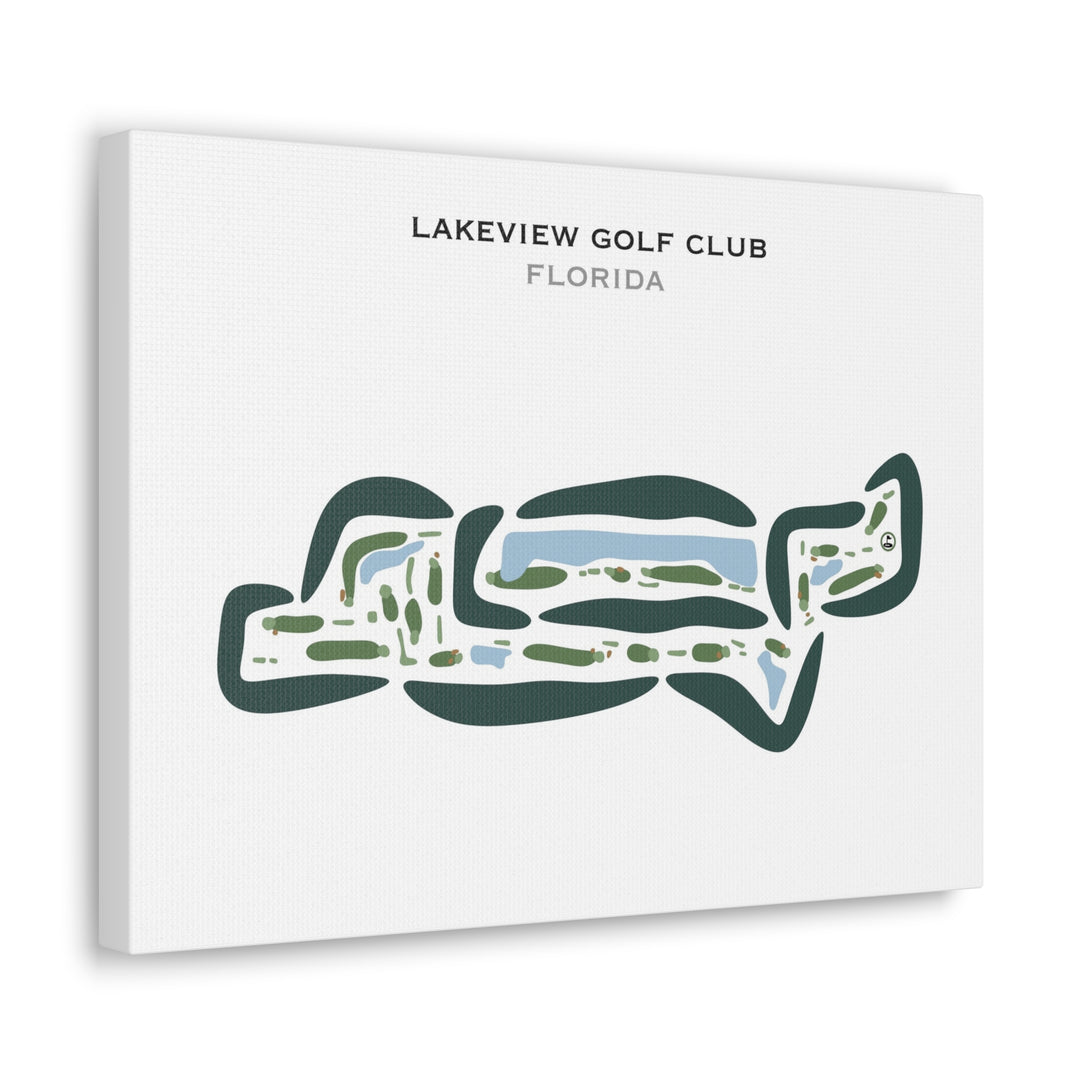 Lakeview Golf Club, Florida - Printed Golf Courses