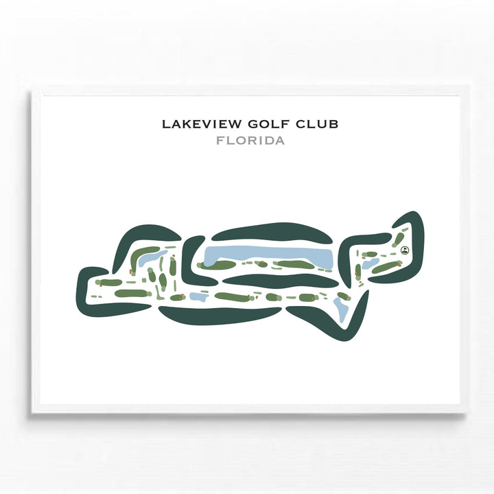 Lakeview Golf Club, Florida - Printed Golf Courses