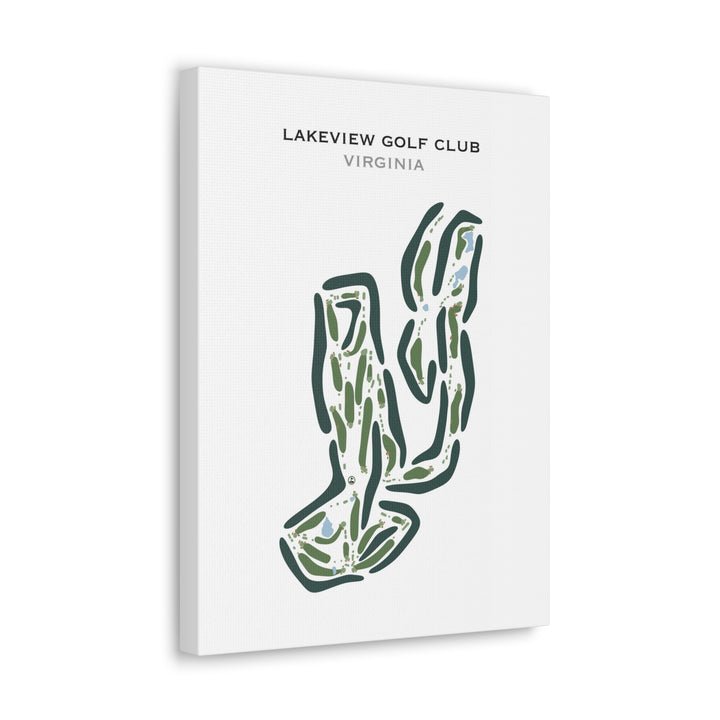 Lakeview Golf Club, Virginia - Printed Golf Courses