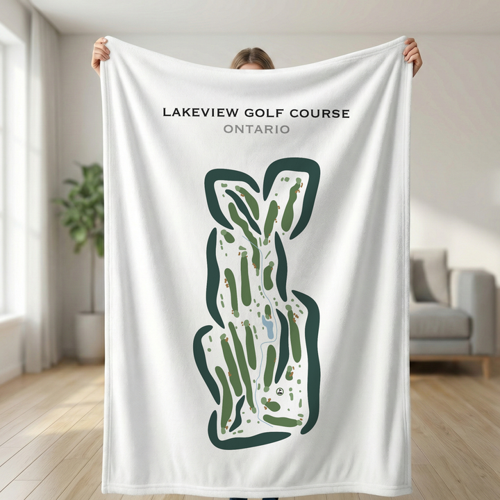 Lakeview Golf Course, Canada - Printed Golf Courses