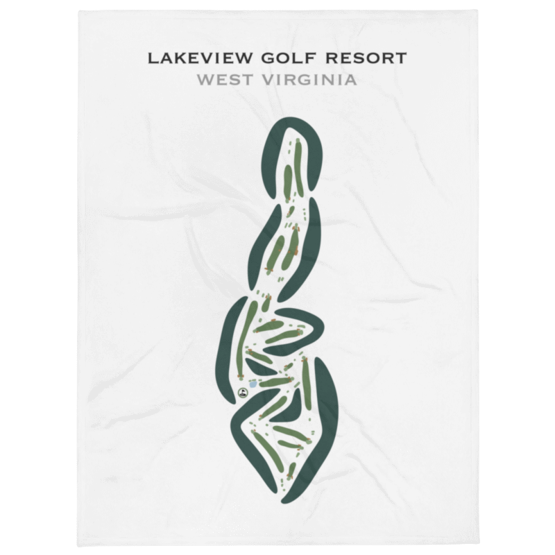 Lakeview Golf Resort, West Virginia - Printed Golf Courses