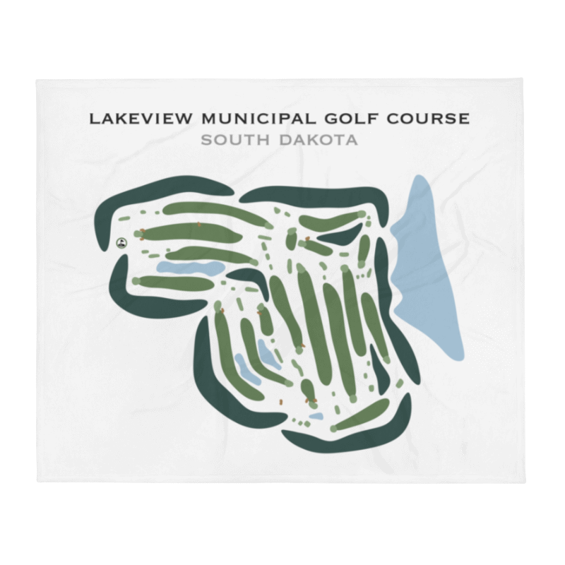 Lakeview Municipal Golf Course, South Dakota - Printed Golf Courses