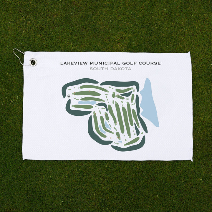 Lakeview Municipal Golf Course, South Dakota - Printed Golf Courses