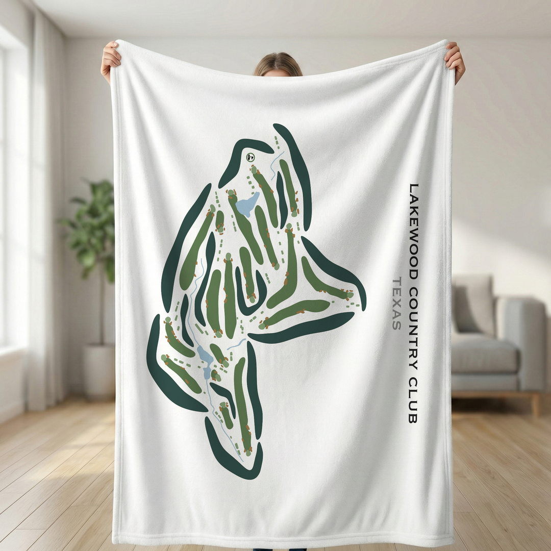 Lakewood Country Club, Texas - Printed Golf Courses