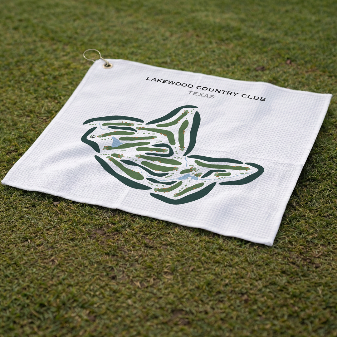 Lakewood Country Club, Texas - Printed Golf Courses