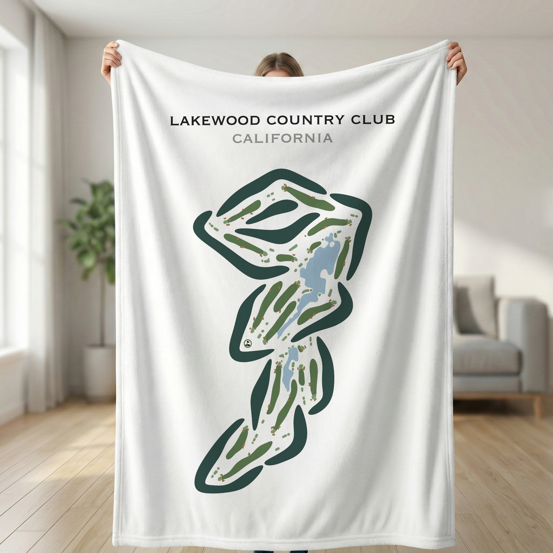 Lakewood Country Club, California - Printed Golf Courses