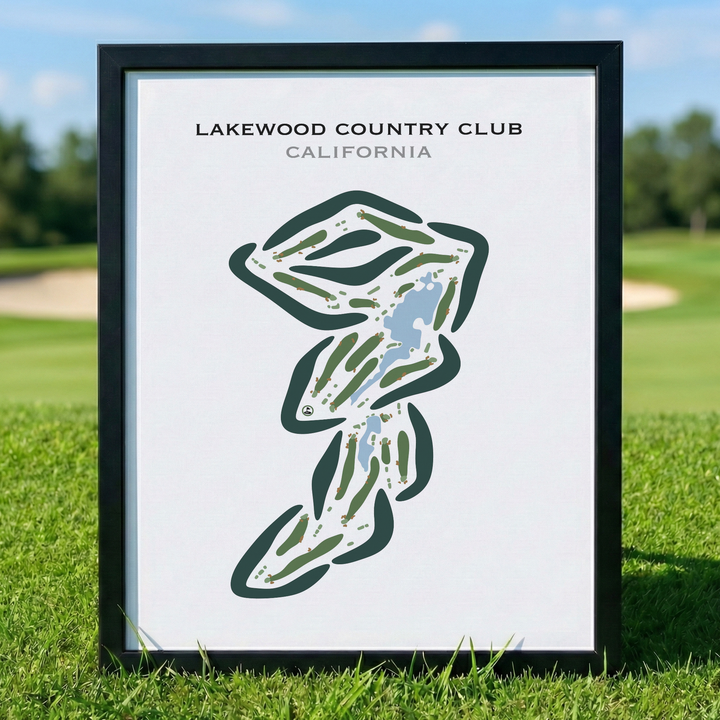 Lakewood Country Club, California - Printed Golf Courses
