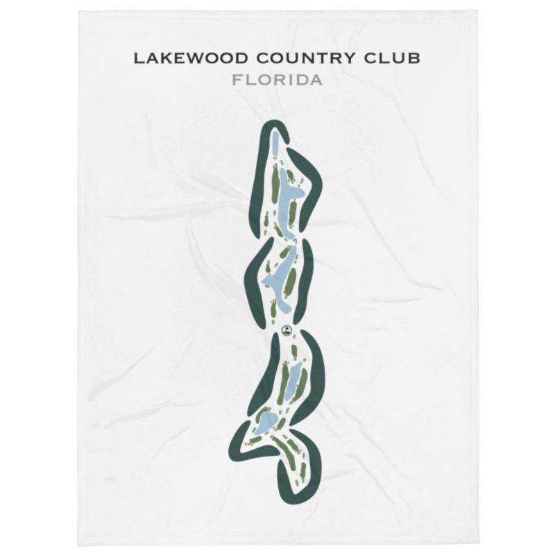 Lakewood Country Club, Florida - Printed Golf Courses