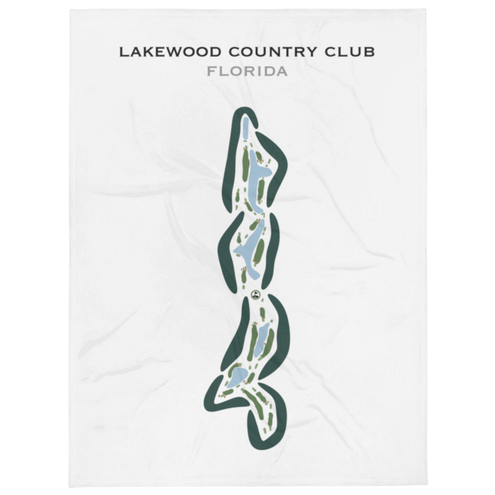 Lakewood Country Club, Florida - Printed Golf Courses