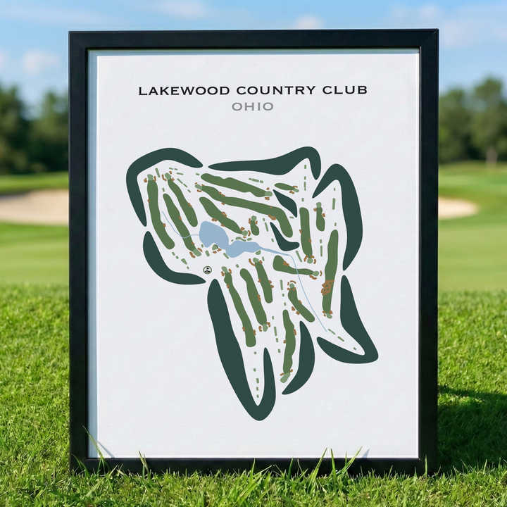 Lakewood Country Club, Ohio - Printed Golf Courses