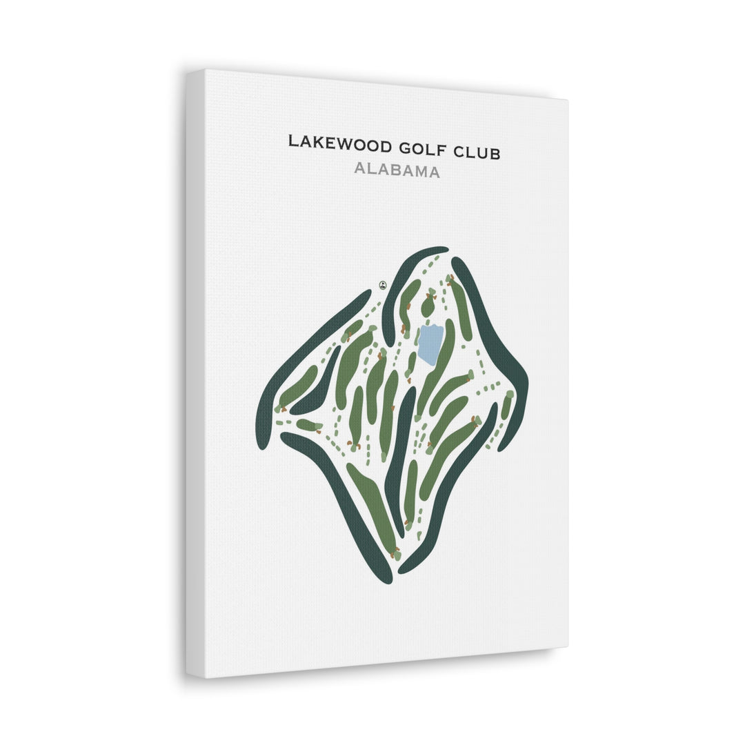 Lakewood Golf Club, Alabama - Printed Golf Courses