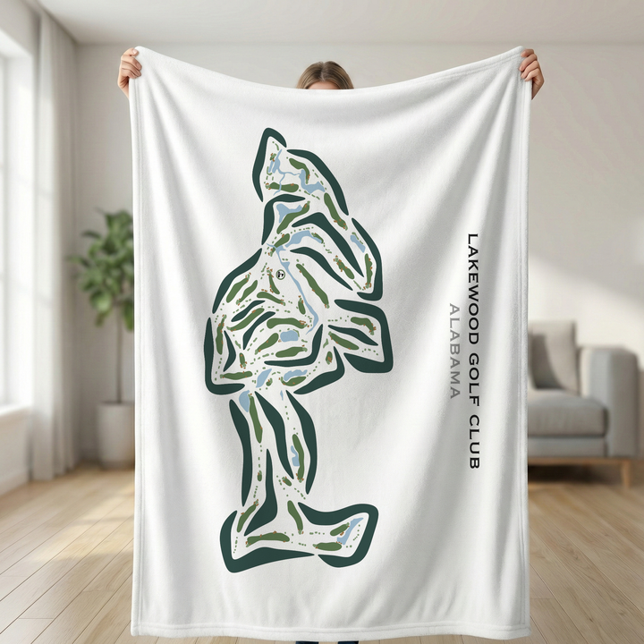 Lakewood Golf Club, Point Clear, Alabama - Printed Golf Courses