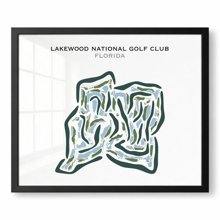 Lakewood National Golf Club, Florida - Printed Golf Courses